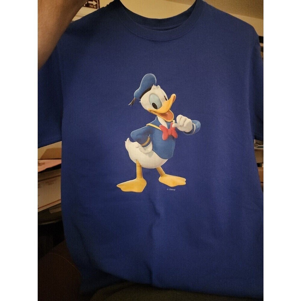 Disney‎ Shirt Women's Donald Duck Sz Medium Disneyland Excellent CR2